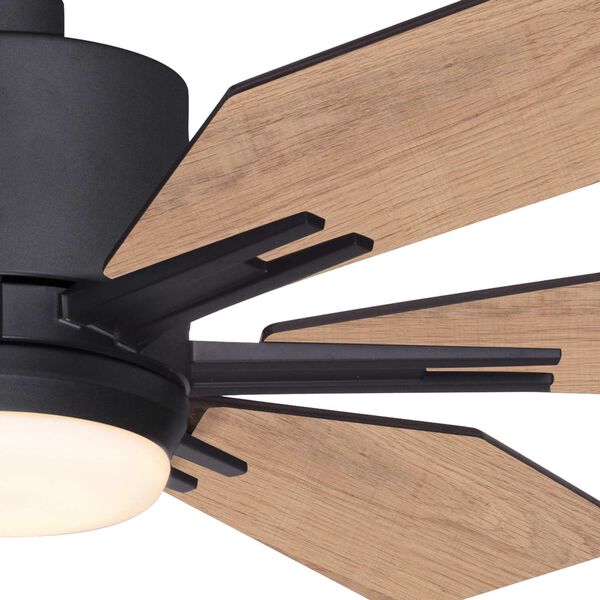 Mayfield Charcoal Black Integrated LED Ceiling Fan with Remote, image 6