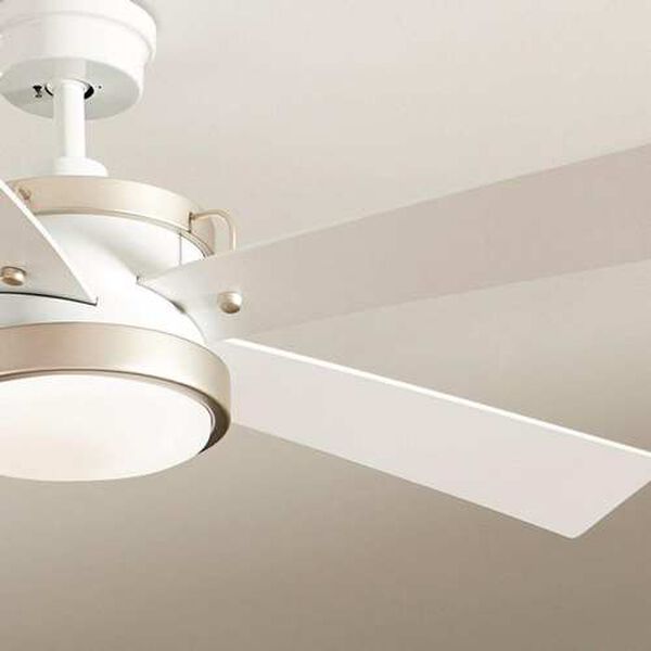 Salvo White LED 56-Inch Ceiling Fan, image 4