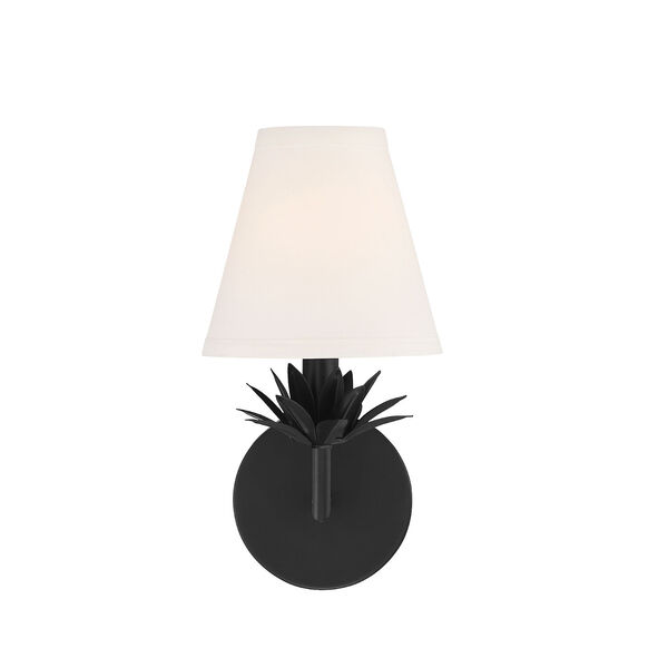 Lowry Matte Black Six-Inch One-Light Wall Sconce, image 3