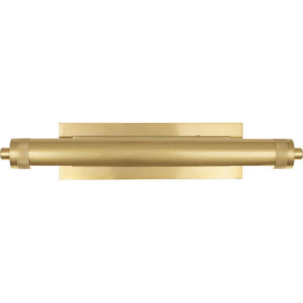 Wyatt Modern Brass Two-Light Wall Sconce With Metal Shade, image 3