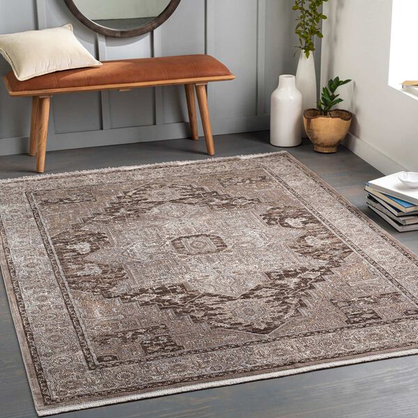 Eclipse Charcoal Gray Rectangular: 5 Ft. 3 In. x 7 Ft. 3 In. Area Rug, image 2