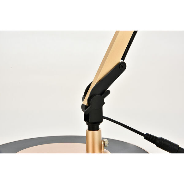 Illumen Champagne Gold One-Light LED Desk Lamp, image 5