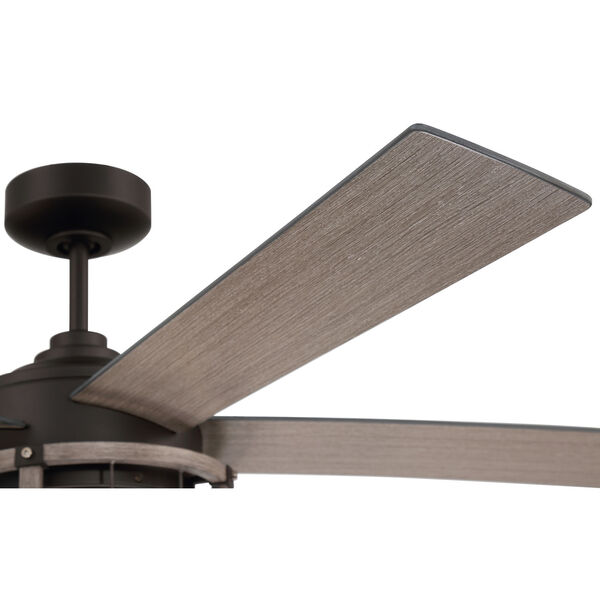 Nicolas Flat Black Light Wenge 56-Inch LED Ceiling Fan, image 5