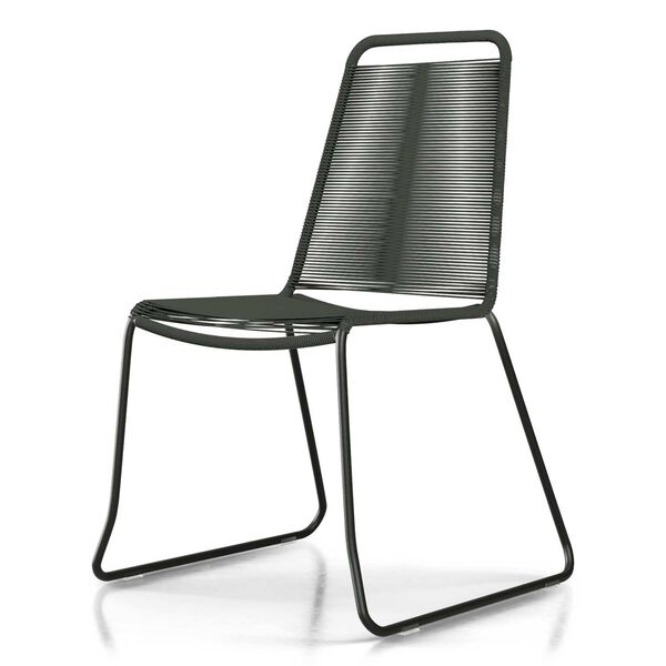 Yuma Dark Gray Cord Chair, image 2