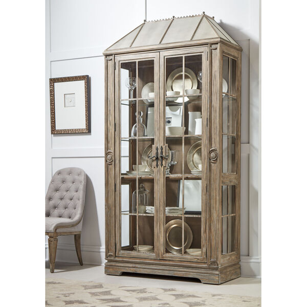 Architrave Brown China Cabinet, image 1