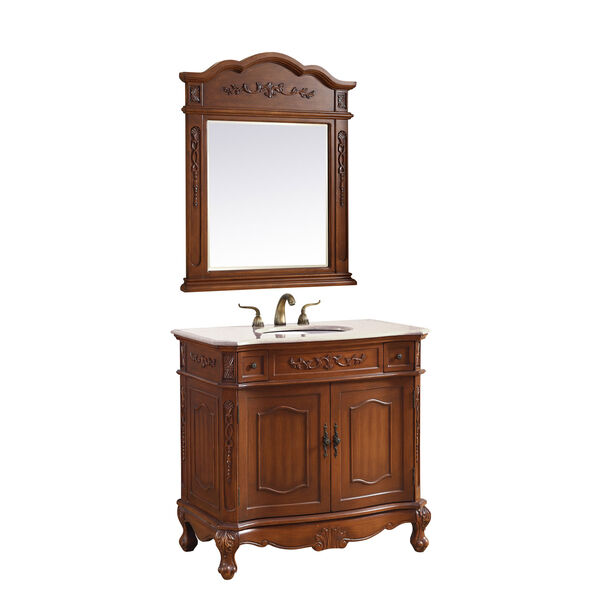 Danville Brown 36-Inch Vanity Sink Set, image 3