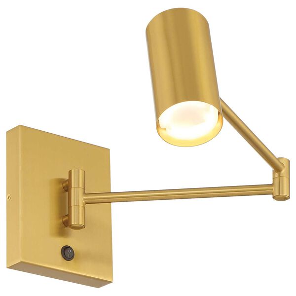 Juhl Antique Brushed Brass LED Reading Light, image 3