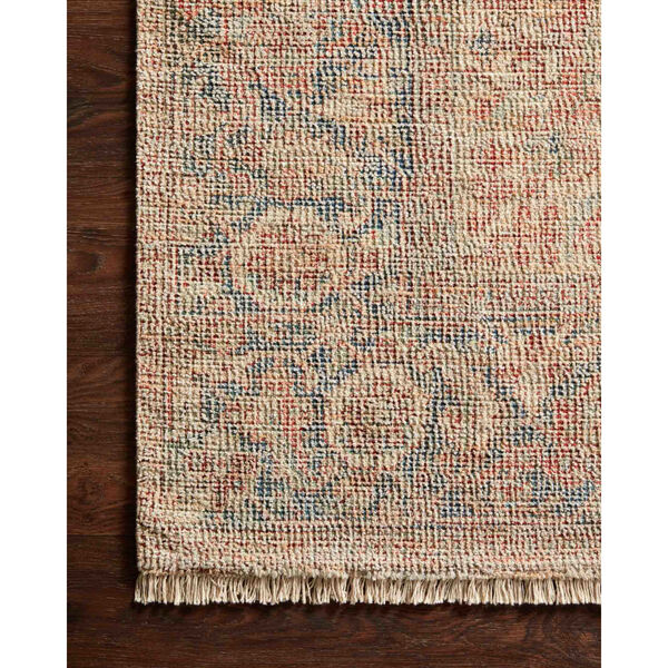 Priya Brick and Navy Rectangle: 8 Ft. 6 In. x 12 Ft. Rug, image 3