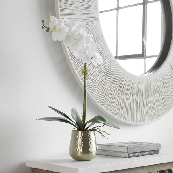 Cami Orchid with Hammered Brass Pot, image 2