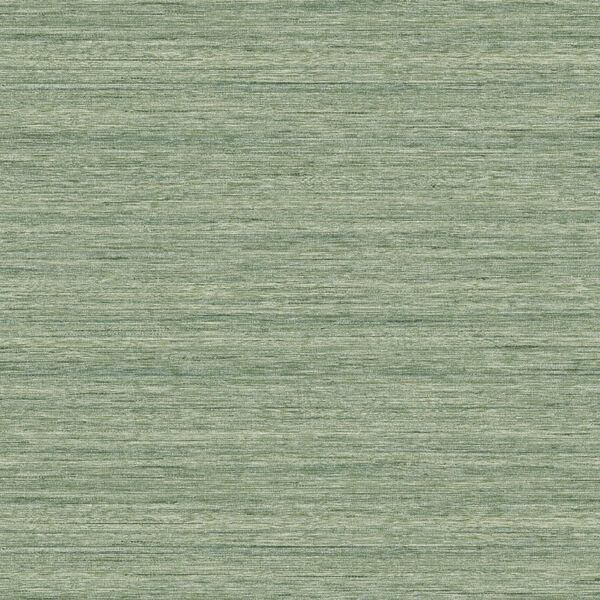 More Textures Forage Green Shantung Silk Unpasted Wallpaper, image 1