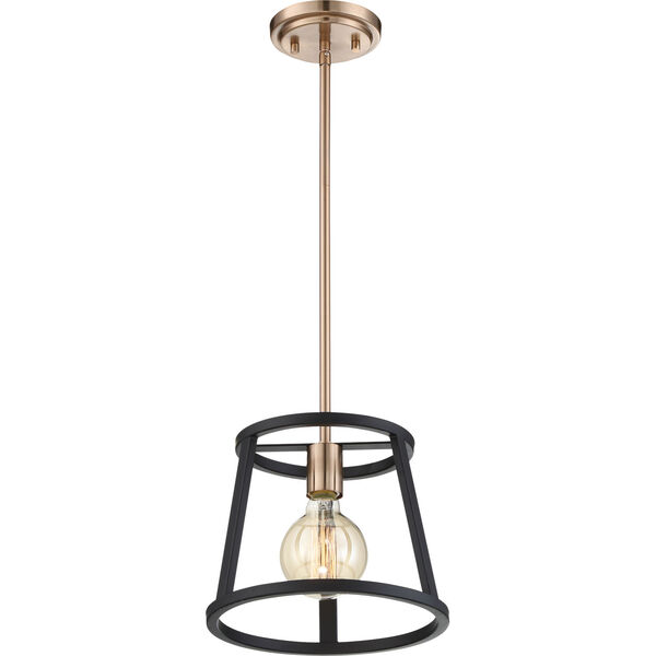 Chassis Brass One-Light Mini-Pendant, image 1