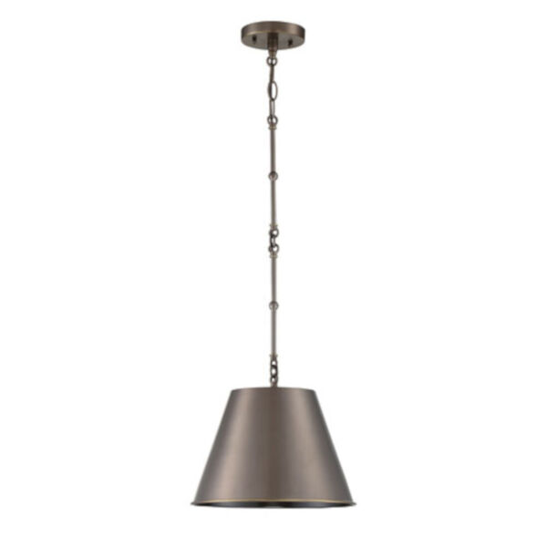 Selby Old Bronze 12-Inch One-Light Pendant, image 1