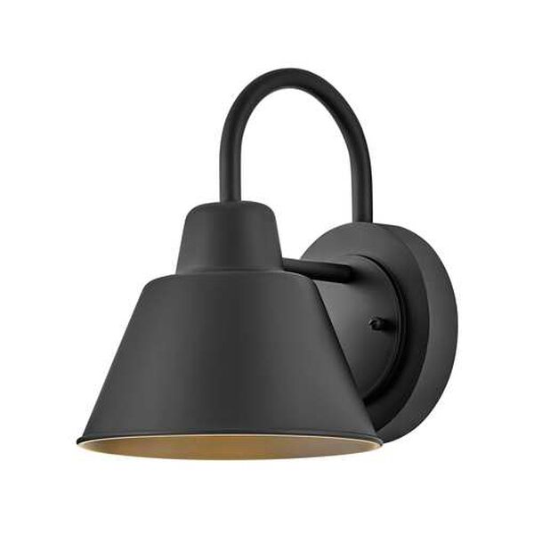 Wes Black LED Outdoor Wall Sconce, image 1
