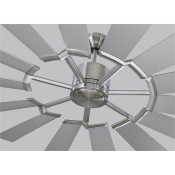 Prairie Brushed Steel 62-Inch Energy Star LED Ceiling Fan, image 4