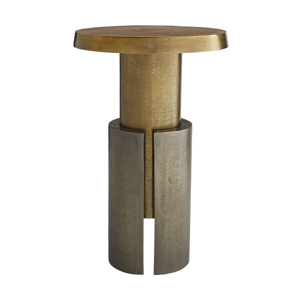 Inara Antique Brass Accent Table, image 1