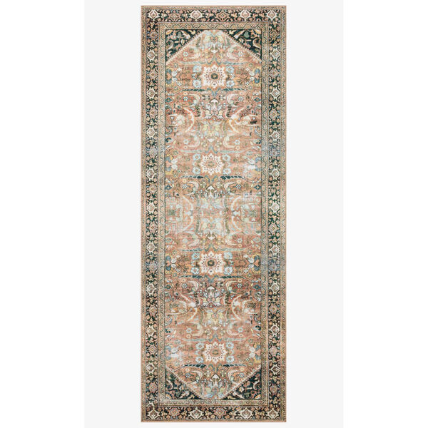 Wynter Auburn and Multicolor Rectangular: 2 Ft. 6 In. x 9 Ft. 6 In. Area Rug, image 4
