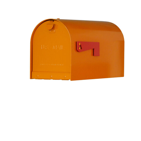 Rigby Orange Curbside Mailbox, image 1