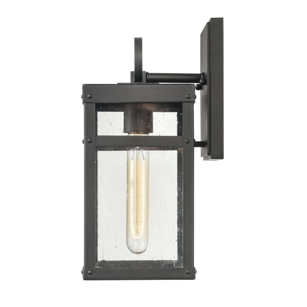 Dalton Textured Black One-Light Outdoor Wall Sconce, image 4