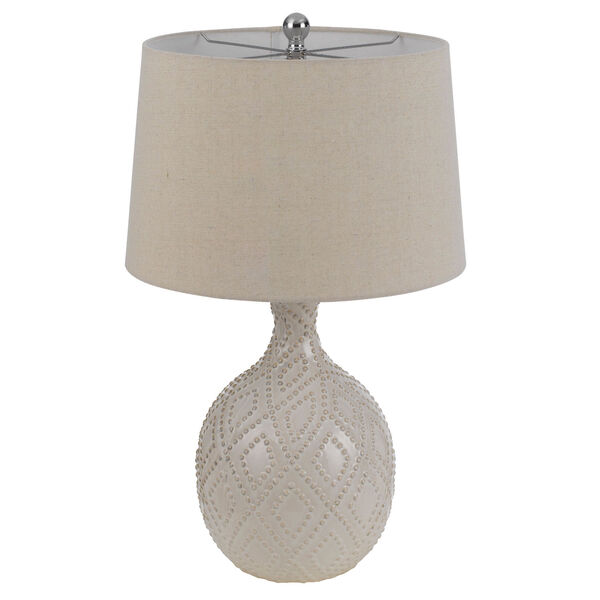 Bogalusa Ivory Two-Light Ceramic Table Lamp, Set of 2, image 5