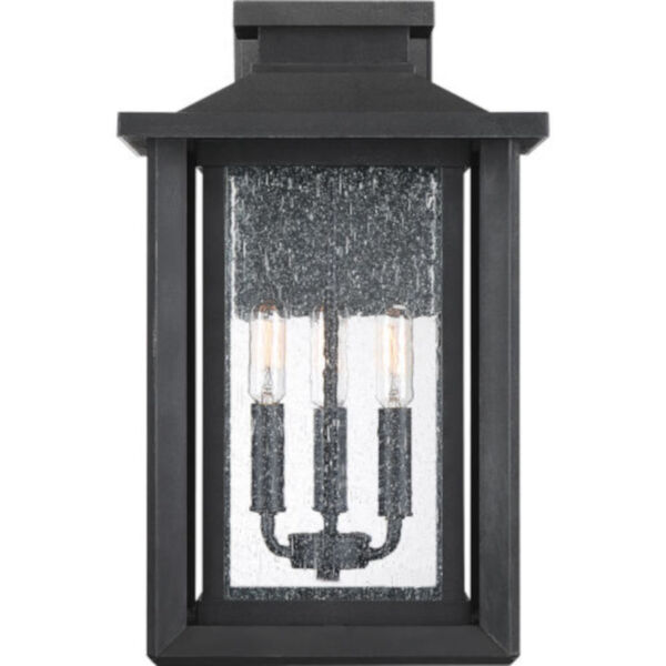 Bryant Black Three-Light Outdoor Wall Sconce, image 3