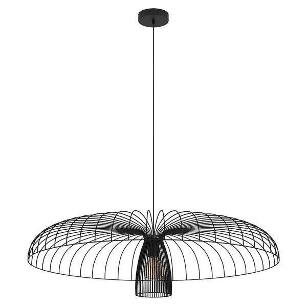Champerico Black 39-Inch One-Light Chandelier, image 1
