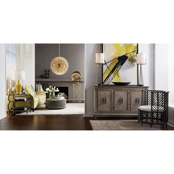 Gray 24-Inch Kate Tiered Table, image 4