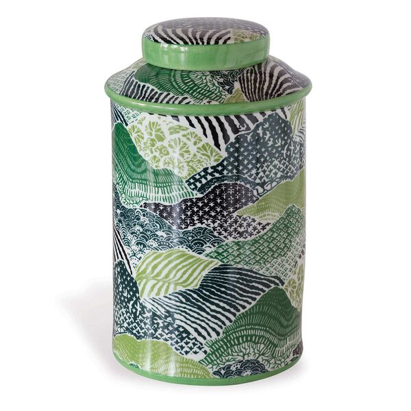 Windsor Park Green Decorative Jar, image 1