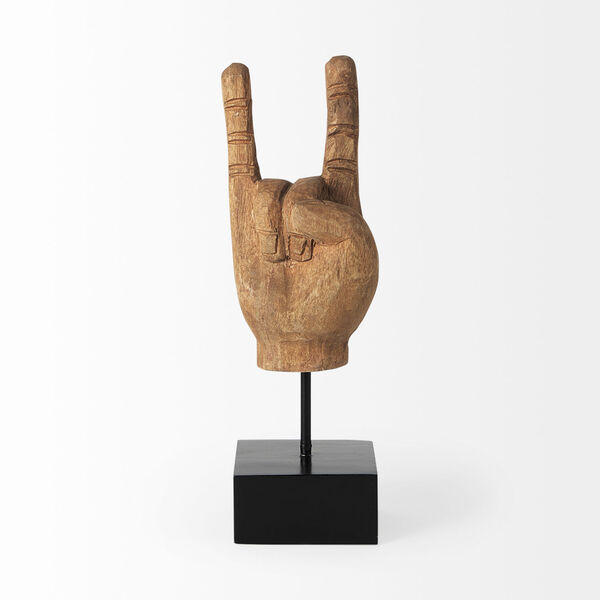 Saxum Brown Carved Hang Loose Decorative Object, image 2