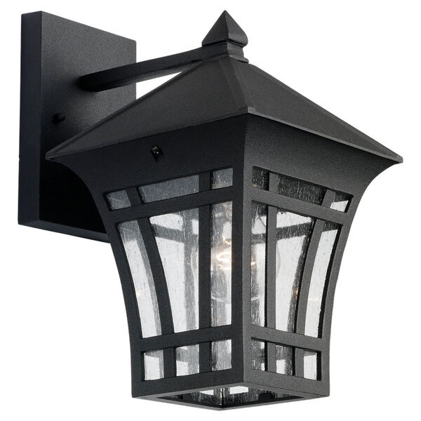 Herrington One-Light Black Outdoor Wall Lantern, image 1