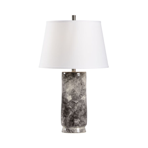 White and Gray One-Light  Bolle Lamp, image 1