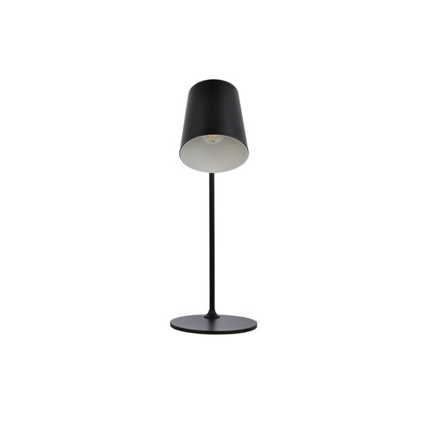 Leroy Black One-Light Table Lamp, image 3