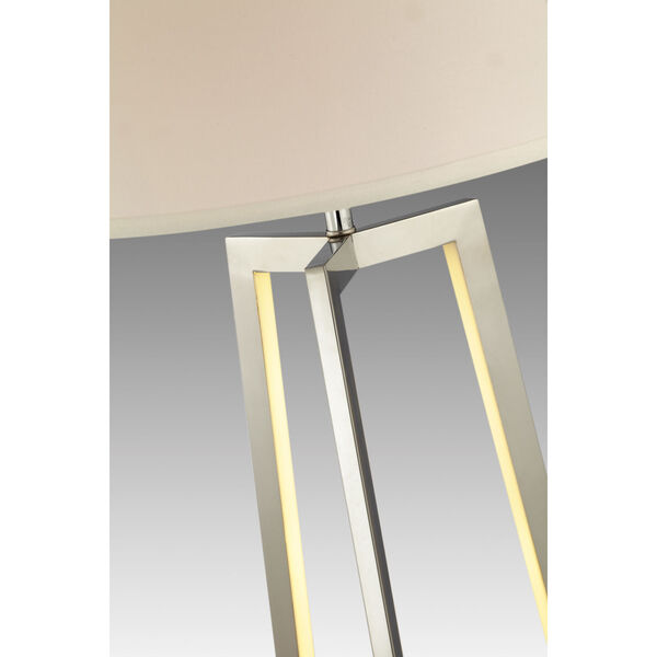 Pax Brushed Nickel LED Floor Lamp, image 2