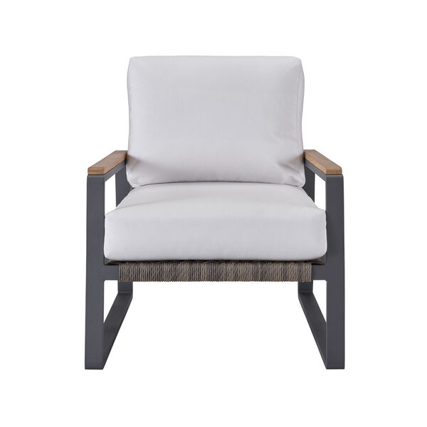 San Clemente Natural Carbon Natural Teak Aluminum  Lounge Chair, image 1