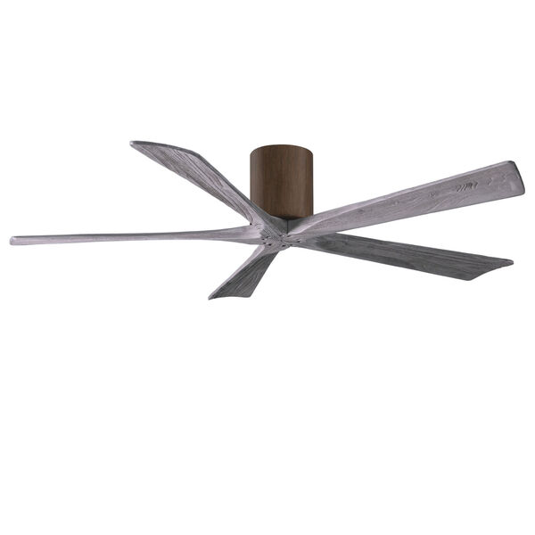 Irene-5H Walnut and Barnwood 60-Inch Outdoor Ceiling Fan, image 1