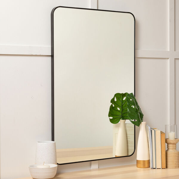 Franco Black Rectangular Mirror, image 4