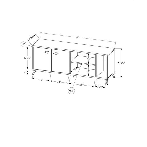 TV Stand with Storage, image 4