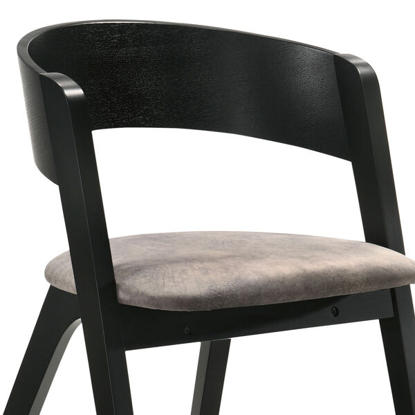 Jackie Black Dining Chair, Set of Two, image 5