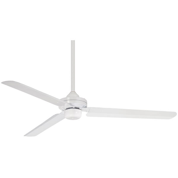 Steal Flat White 54-Inch Ceiling Fan, image 1