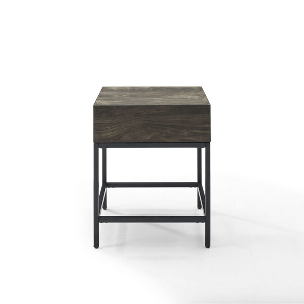 Jacobsen Brown Ash and Matte Black End Table, image 2