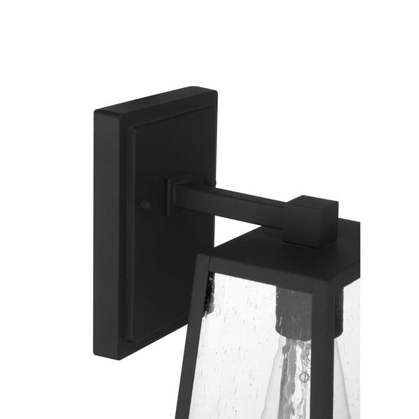 Dunn Textured Matte Black 12-Inch One-Light Outdoor Wall Sconce, image 6