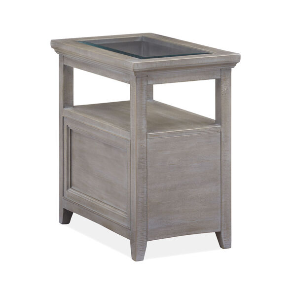 Paxton Place Dovetail Gray Chairside End Table, image 2