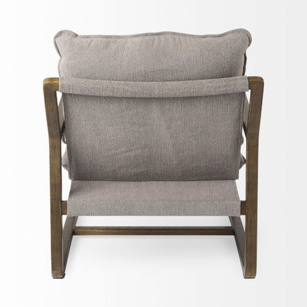 Brayden Dark Brown and Gray Accent Chair, image 4