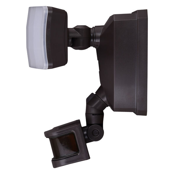 Zeta Bronze Two-Light Outdoor Motion Sensor Adjustable Integrated LED Security Flood Light, image 3