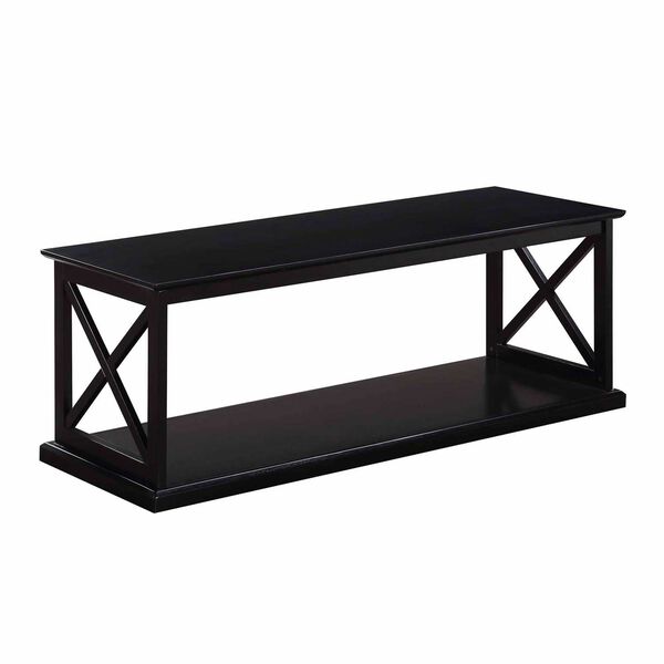 Coventry Black Coffee Table with Shelf, image 1