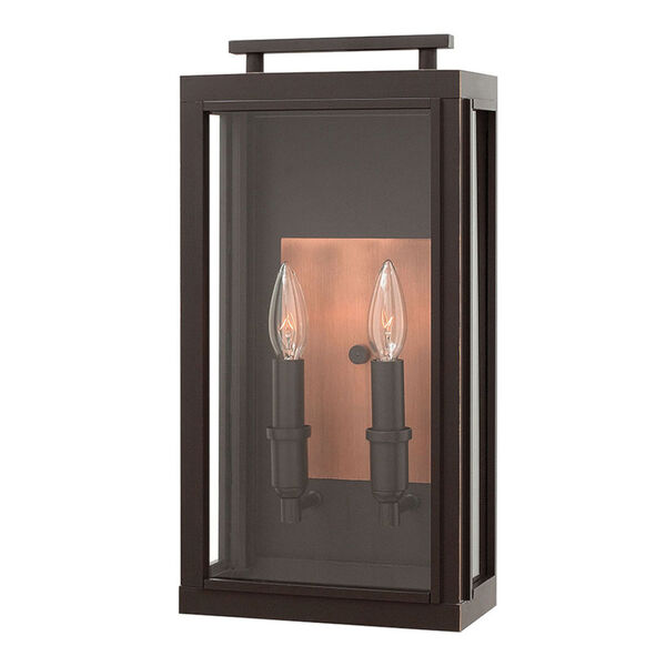 Sutcliffe Oil Rubbed Bronze Two-Light Outdoor Wall Sconce, image 4