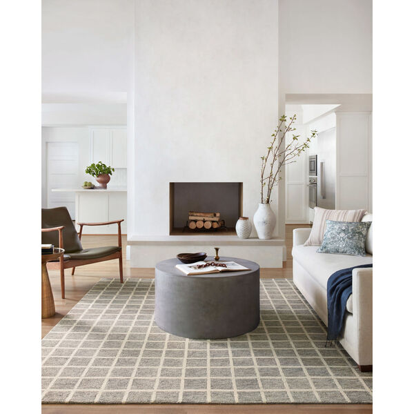 Chris Loves Julia Polly Slate and Ivory Area Rug, image 2