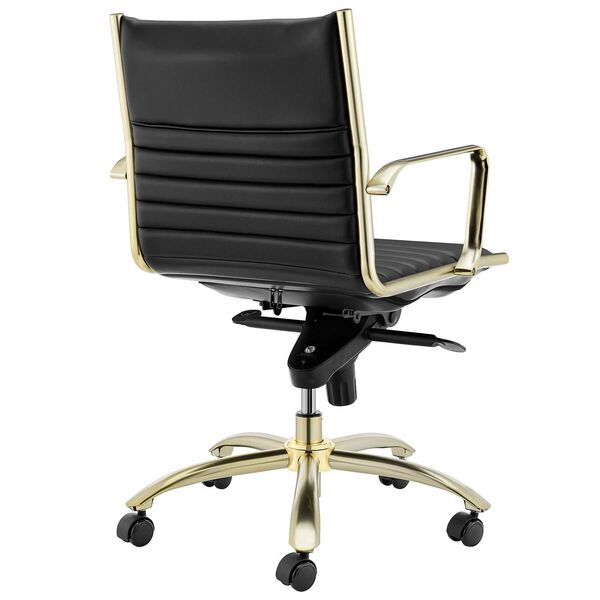Dirk Black Low Back Office Chair, image 5