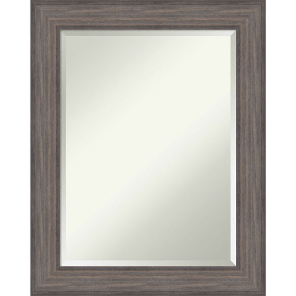 Country Gray 23W X 29H-Inch Bathroom Vanity Wall Mirror, image 1