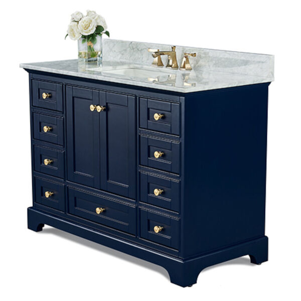 Audrey Heritage Blue White 48-Inch Vanity Console, image 3