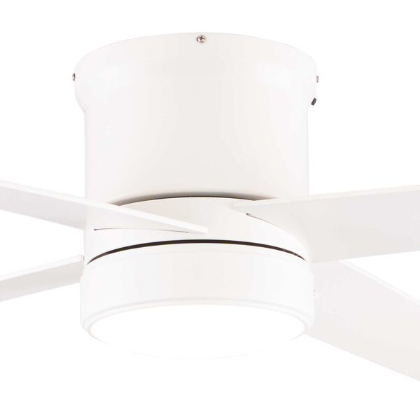 Erie Matte White Integrated LED Ceiling Fan with Remote, image 5